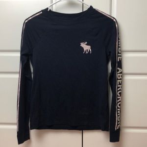 A&F Kids Girls Long Sleeve Tee